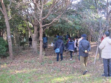 写真：中公園で本物の野鳥観察