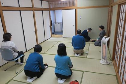 写真：お稽古の風景