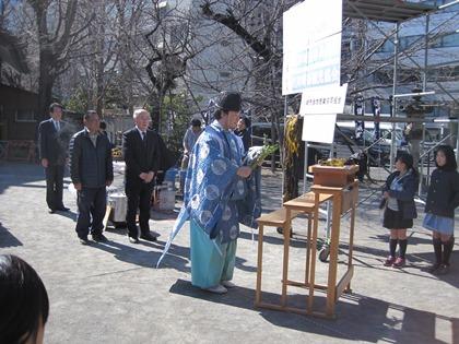 写真：神主さんによるのりと