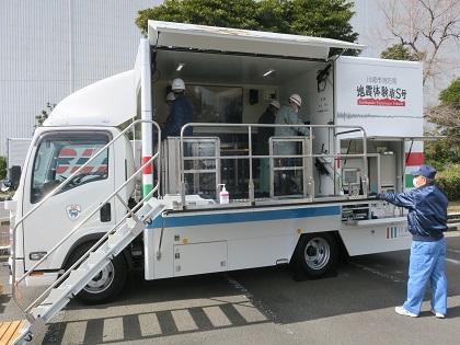 写真/起震車体験