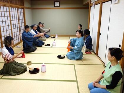 写真/７回目茶道教室②